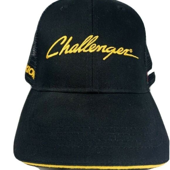 Trucker Cap Hat Industrial Challenger BLK/Yellow - Picture 1 of 12